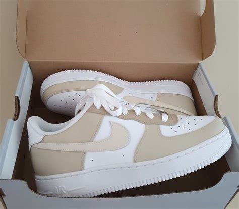 nike air force 1 beige wit|beige air force 1 men.